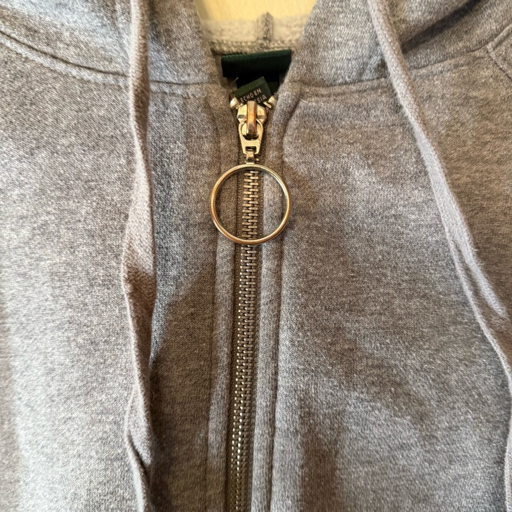 Wild Fable Gray Zip-Up Hoodie - Picture 3 of 4